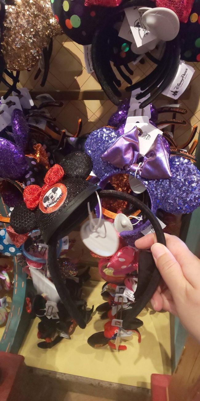 イヤーハット付。<br /><br />１周年のときにはイヤーハットをたくさん見ましたが、今回はマーベルのものをいくつかとダッフィーしか見かけませんでした。