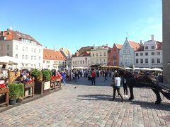 スウェーデンの旧市街でも見たような広場が出てきます。本当にヨーロッパの中世の街並みのステレオタイプみたいなものをそのまま再現していてなんかわくわくします