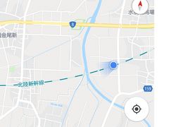 スマホのグーグルマップを見ると、現在地を現す青い丸が高速で移動していた。
何気に面白い。