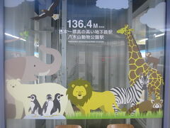 で、日本一標高の高い地下鉄駅に到着。
それまでの日本一は神戸の地下鉄駅だったらしいですね。

動物園の最寄り駅、でもあるので、勿論、私的にはあの動物の姿を探し求めるのですが…。

う～ん、見当たらないケロロ…(;´Д｀)。