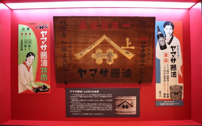 古ヤマサ醤油木製看板