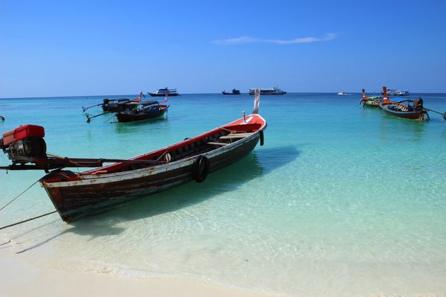 ☆Pattaya Beach Walking @ Koh Lipe Thai<br /><br />◎Walking Street前辺りのLongtail Boat