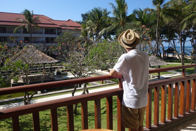 ベランダからの眺め。海も見えます。