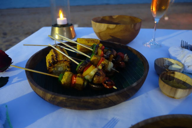 野菜のグリル。バリは野菜や果物が美味しい！