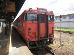 ◆津山線快速ことぶき岡山行き：津山11:31発→岡山12:39着〈所要時間1時間8分〉

津山から姫路へ行くか岡山へ行くか迷いましたが国鉄型ディーゼルカーに乗りたかったので津山線で岡山へ向かう事にしました。この列車はクーラーが元から無いのか故障していたのかわかりませんが扇風機が大活躍のボロイ列車でした。
