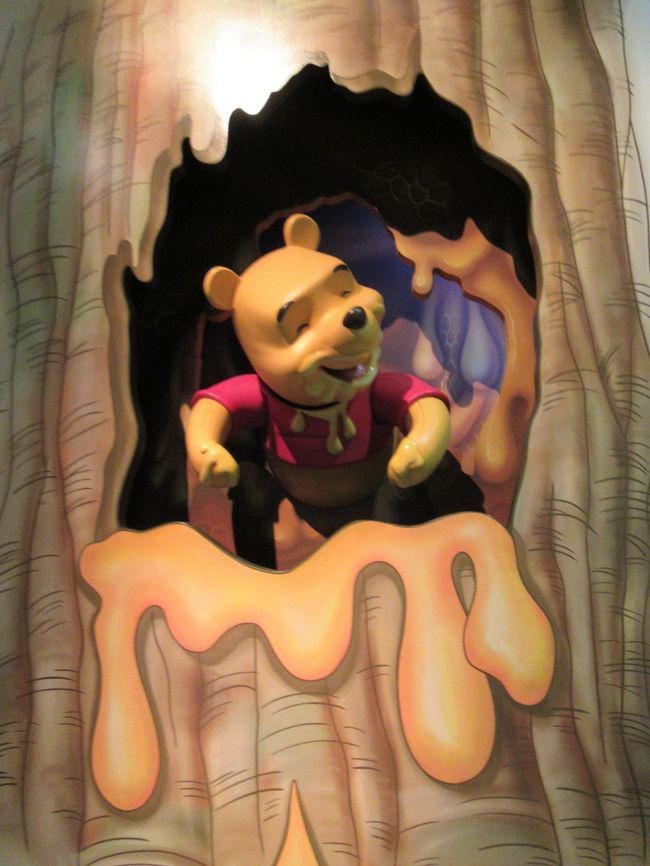 日本とはまた違ったプーさん。
