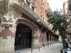 カタルーニャ音楽堂、内部の観光はできなかったのが残念です