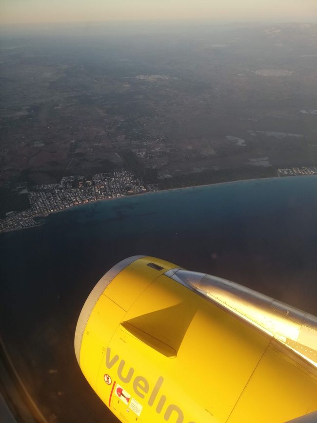 パルマ空港に着陸前の景色2