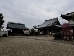 蓮長寺の境内。広いです