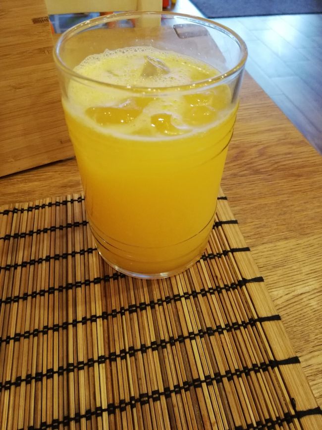 9/27(金）の夕食３<br />オレンジジュース