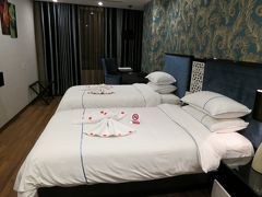 ホテルに到着！
ハノイエメラルドウォーターズホテル＆スパに3泊しました。
口コミがとてもよかったしお手頃だったので！