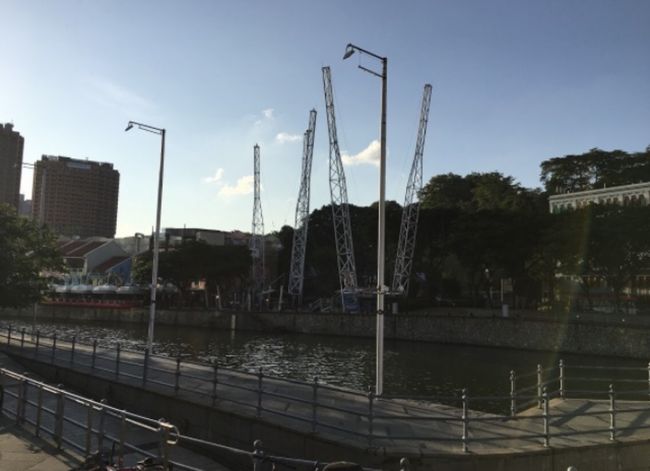 シンガポールの目的のひとつ、G-MAXバンジーです。