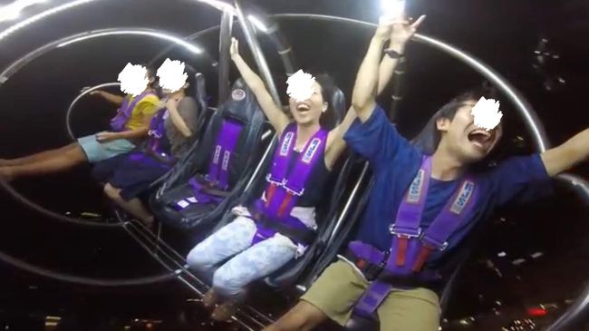 落ちる瞬間は、ぜひ動画で。youtubeにアップしています。絶叫系好きな人はぜひ。https://youtu.be/TNQsutMqNEQ