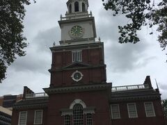 Independence　Hall（独立記念館）
フィラデルフィア独立記念館は世界遺産にも登録されています。　