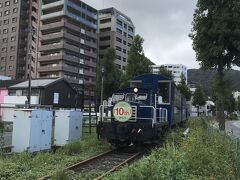 旧貨物線跡を活用して、最近トロット列車が出来た