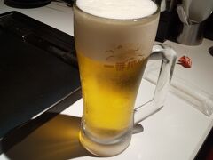 生ビールで乾杯！！