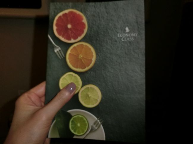 メニューが配られました(*´艸｀*)<br />リッチ感があって好きですｗ