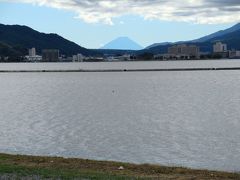 諏訪湖からは富士山もくっきり見えました。