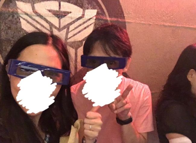 【サイファイシティゾーン】<br />日本にはないアトラクションの１つ、トランンスフォーマー・ザ・ライド。乗り物に乗って、3D映像を楽しみます。日本でいうスパイダーマンのアトラクションです。