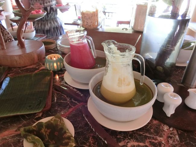 ジュースは毎日2種類日替わりで出ていました。