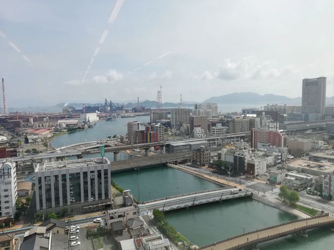 資料館からは小倉の街が一望できます。