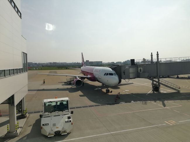 ピーチで成田空港へと向かいました。