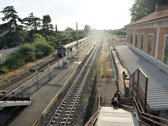 電車での移動