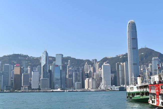 九龍から香港島をパチリ。