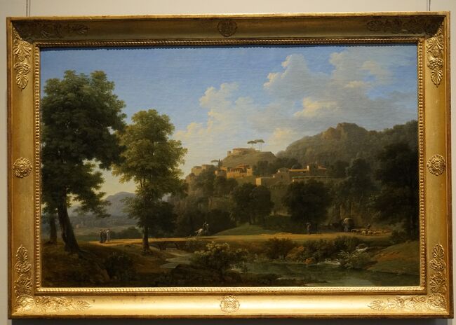 ジャン=ヴィクトール・ベルタン「イタリア風景」1812年<br />