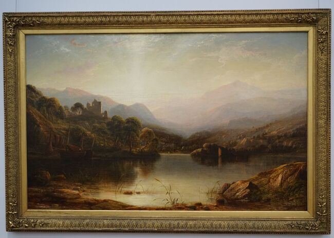 アンソニー・ヴァンダイク・コプリー・フィールディング「ターベット、スコットランド」制作年不詳<br />フィールディングは、ドラクロワと親しく交わったイギリス人風景画家兄弟のひとり。