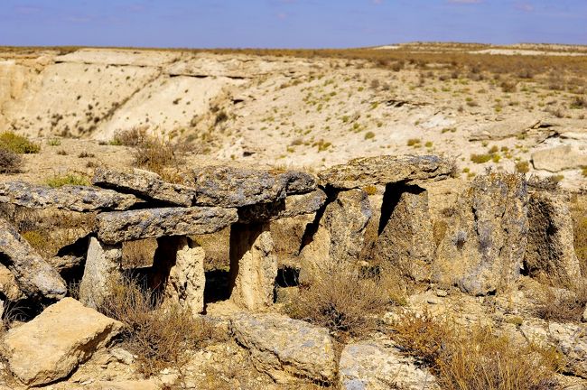 ウスチュルト台地に太古の地球を想う3 3日目昼 ウスチュルト台地の核心部を巡る