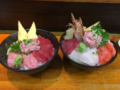 まるきた水産で豪勢においしい丼！