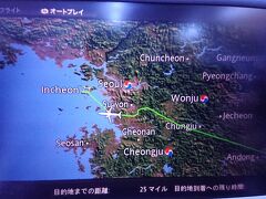 あっという間に仁川国際空港に到着します。