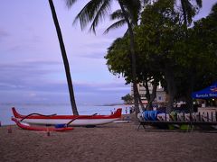 ６：００
グッドモーニング！今朝はビーチを散歩してみました。
最終日が近付いてきた～～・・・。