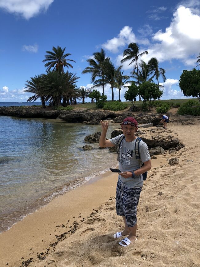 海亀の見れるビーチに立ち寄り♪前回も今回も見れずかな？と思ってたら、今回は見れました！写真がない～(TT)