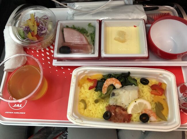 機内食も美味しい。空路は近くにいた赤ちゃんがどうやっても泣き止まずほぼ眠れず。でも泣いてる赤ちゃんも、眠れないんだもんねーと心を広く！大きく！