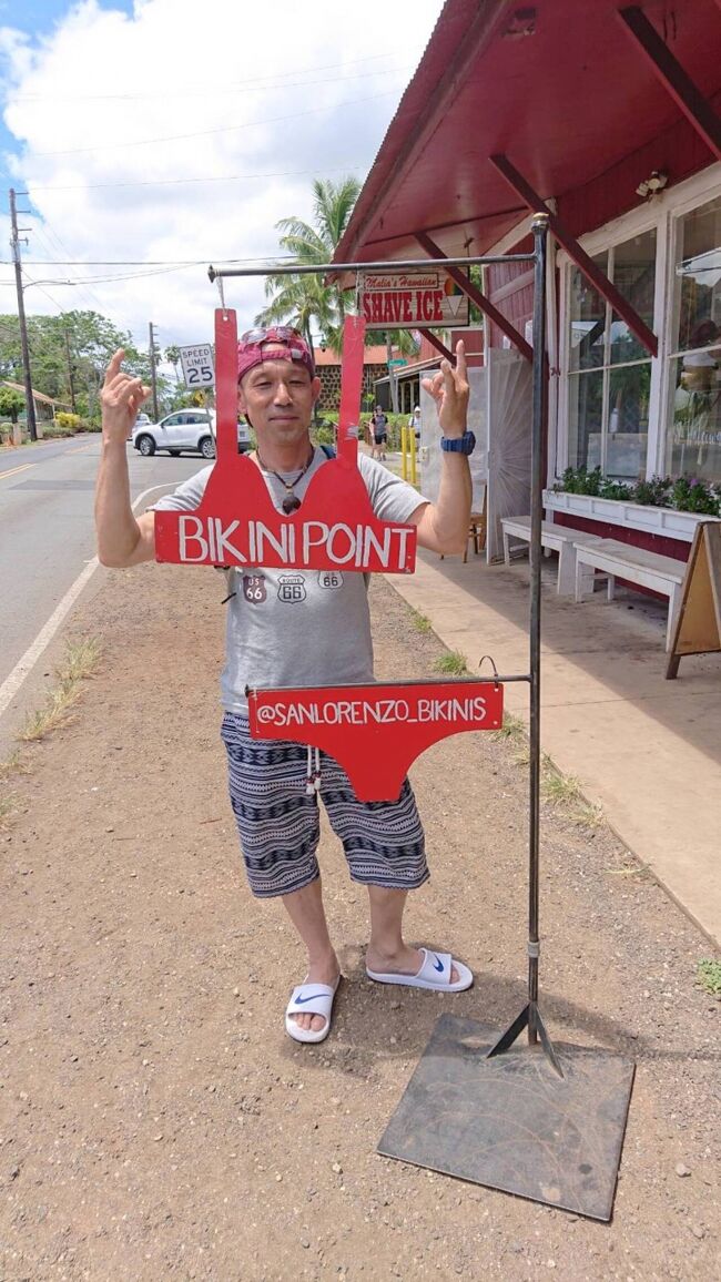 前回も撮った写真、今回は父さんで（笑）この後はアウトレットで爆買いしてホテルへ（笑）