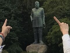 帰りは鹿児島中央駅からバス

西郷銅像前で下車

