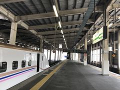 とりあえず越後湯沢に到着。

そういえば上越新幹線のE７系も当分貴重になるのかな？