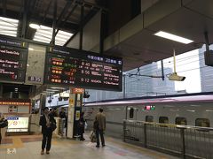 早目早目の行動で予定より40分も早く東京駅に着いてしまった・・・
8：40発のこまちで仙台へ