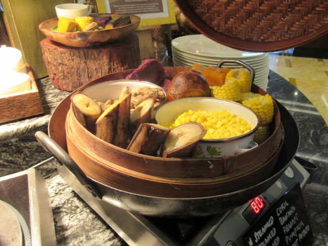 バナナ蒸してあった