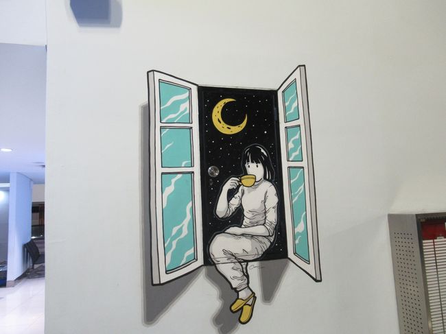 ゲートの近くにもこんな絵があった