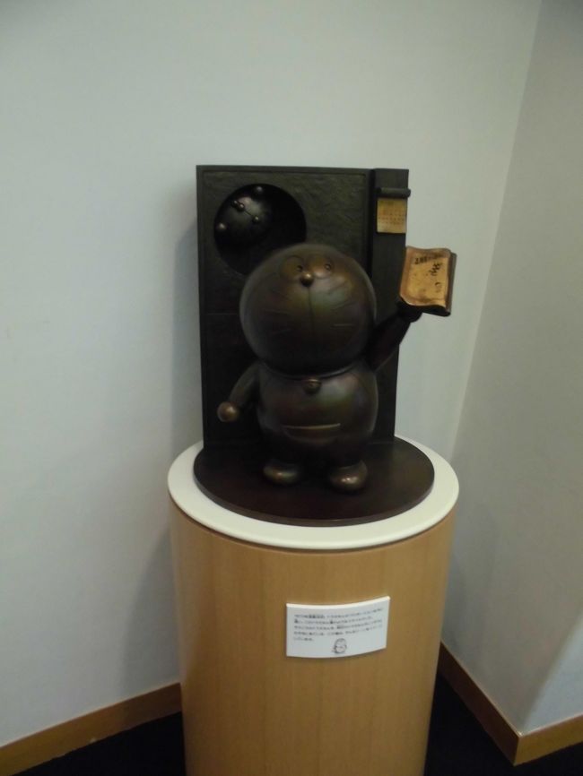 藤子不二雄ギャラリーにあるドラえもんの銅像