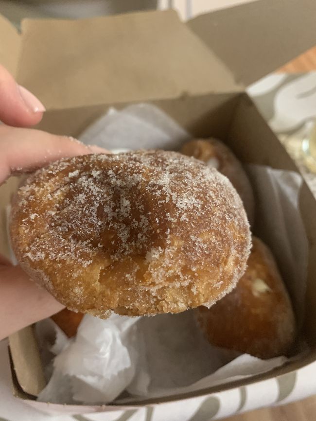 まだホカホカで柔らかくて、すごく美味しかったです！<br />夕飯として2個食べて、残りは明日の朝昼で食べました。<br /><br />4日目終了。