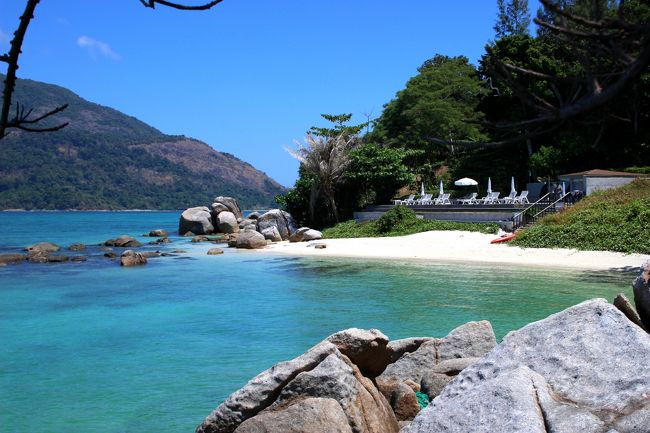 ☆Asara Resort View from Mia Luna Beach @ Koh Lipe Thai<br /><br />ほぼAsara Resortのプライベートビーチですが<br />海から上陸すれば理論的には誰でも利用できます。<br />でも、まずそんな物好きな人はいないでしょう・・・