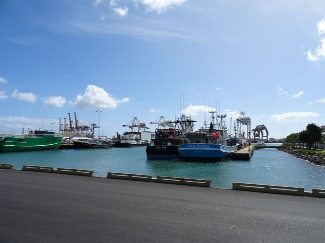 お店の前がすぐ港です。