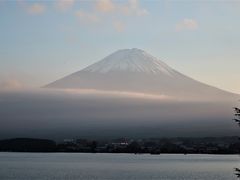 ホテルに着くと夕陽に富士山が映えて！眺めの良い大変素晴らしいホテルです！