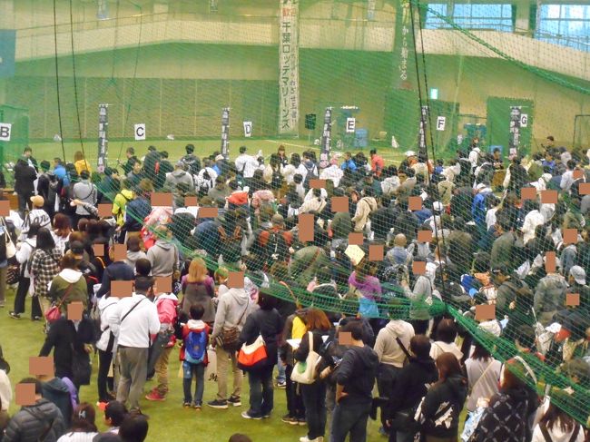 千葉ロッテマリーンズ 鴨川キャンプ サイン会整理券
