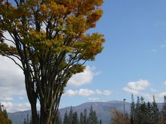 なんせ神戸行は一日1本なもんで、少しもったいない所ですが午前中のうちに観光を切り上げて松本空港へ。
いつの間にか秋晴れ空が戻ってきました。