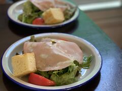 土浦のアミーチでランチしました。
モルダデッラのサラダ